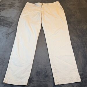 Banana Republic City Chino Pants Beige Straight Leg Cotton Blend Womens size 6